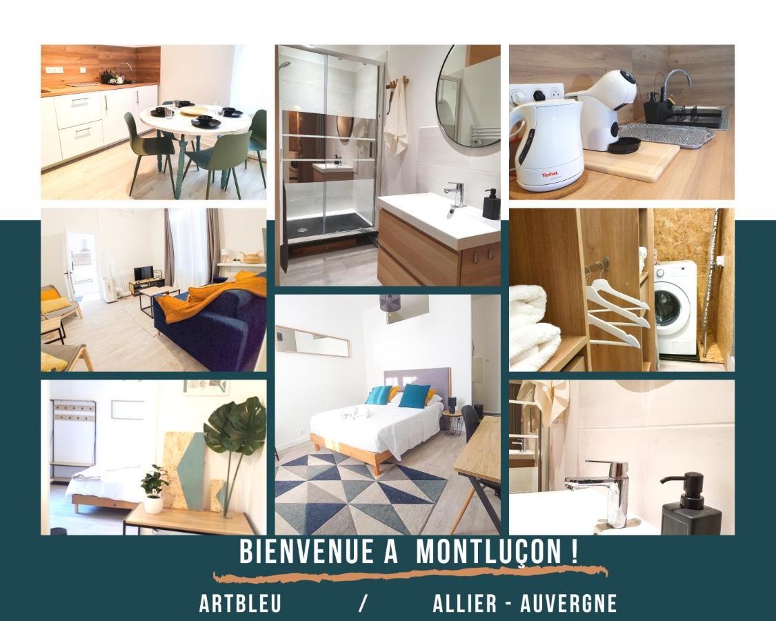 Artbleu -Tout Confort - Idéal Pros - Proche commerces Montluçon Extérieur photo